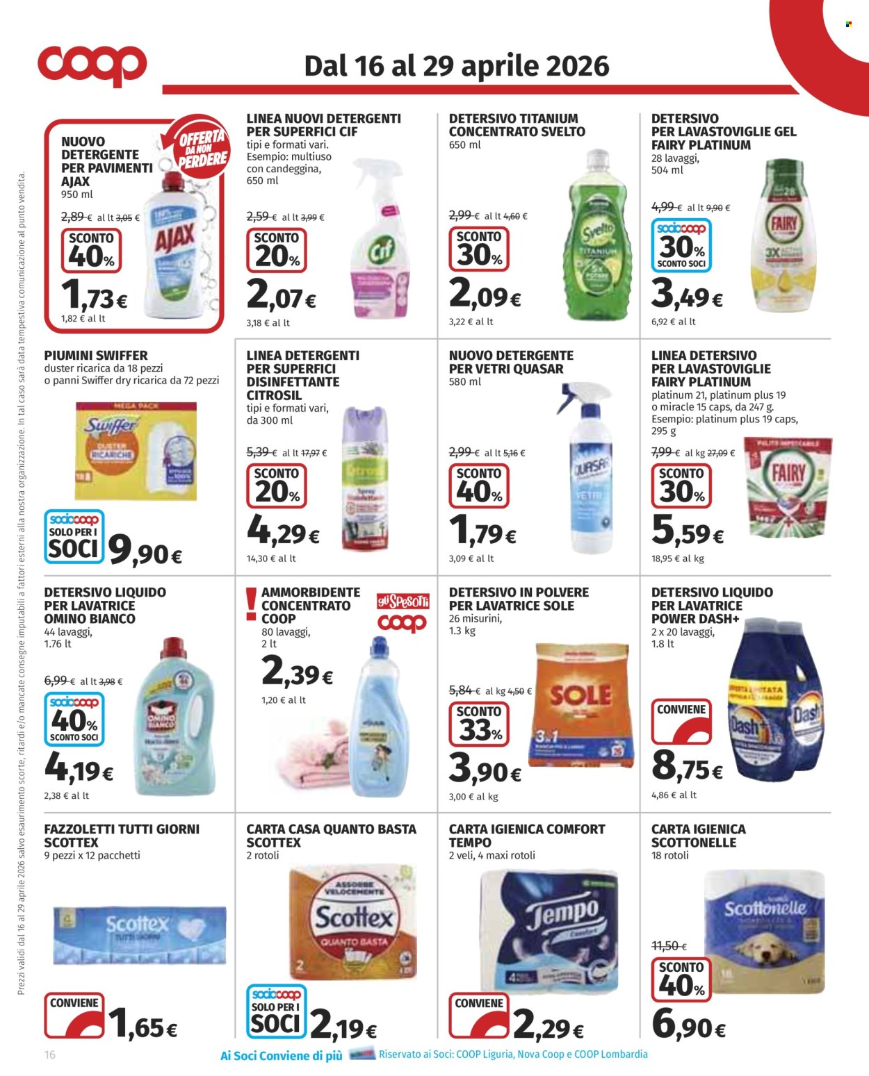 Volantino Coop - 16/4/2026 - 29/4/2026. Pagina 16