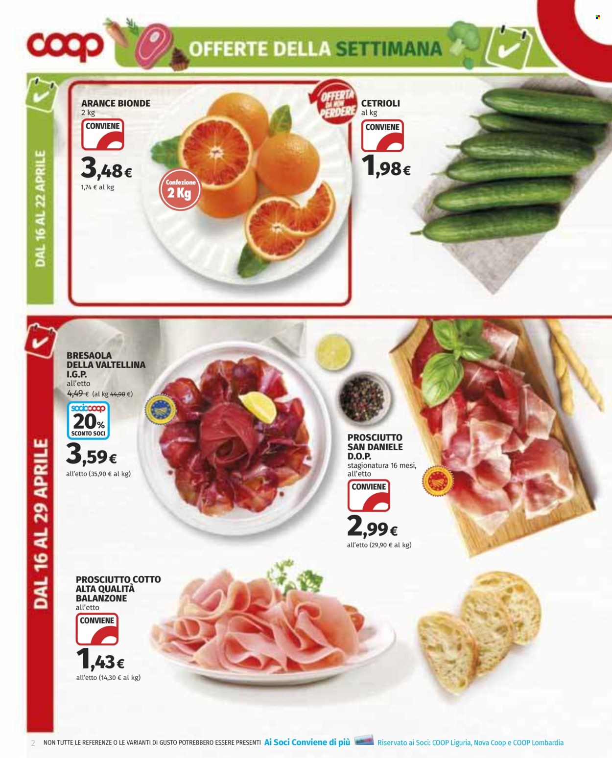 Volantino Coop - 16/4/2026 - 29/4/2026. Pagina 2