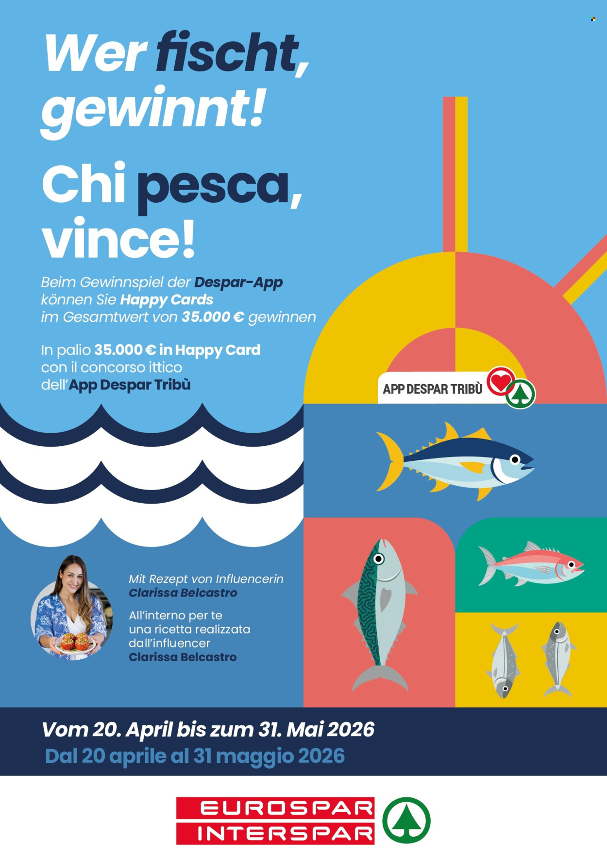 Volantino Eurospar - 20/4/2026 - 31/5/2026. Pagina 1