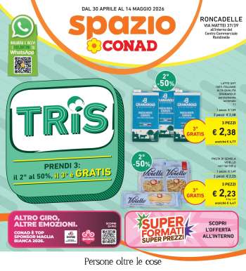 Volantino Spazio Conad - 30/4/2026 - 14/5/2026.
