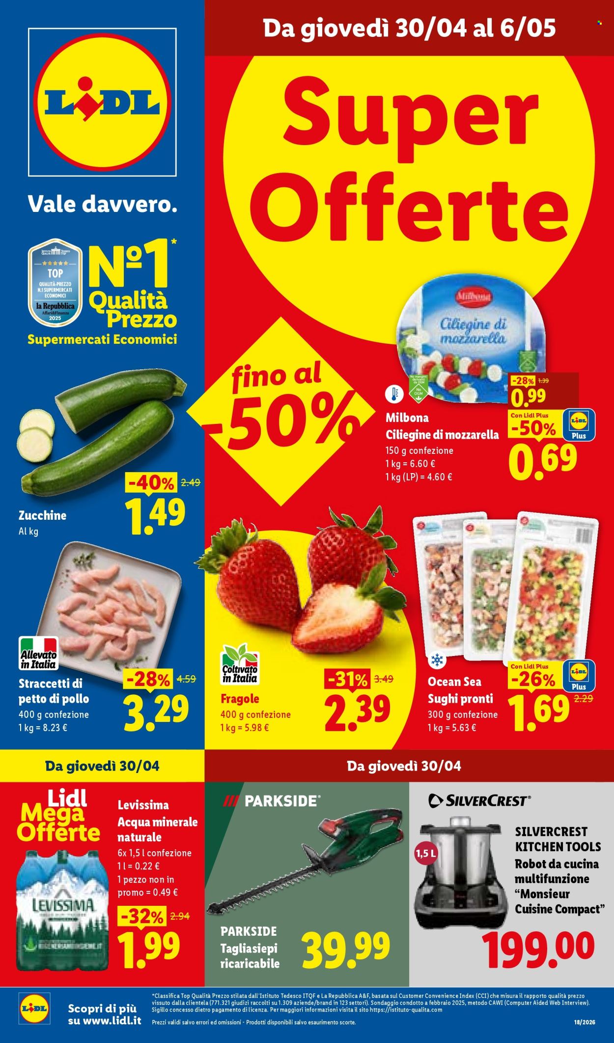 Volantino Lidl - 30/4/2026 - 6/5/2026. Pagina 1