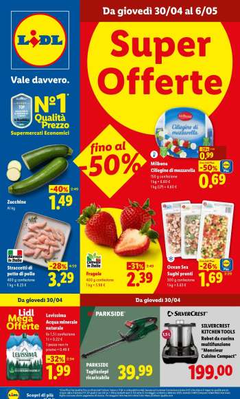 Volantino Lidl - 30/4/2026 - 6/5/2026.