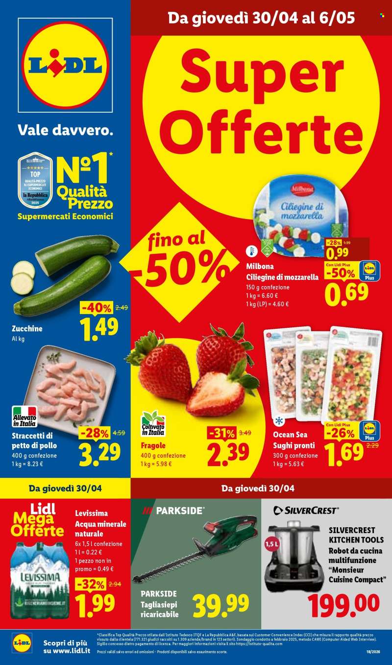 Volantino Lidl - 30/4/2026 - 6/5/2026.