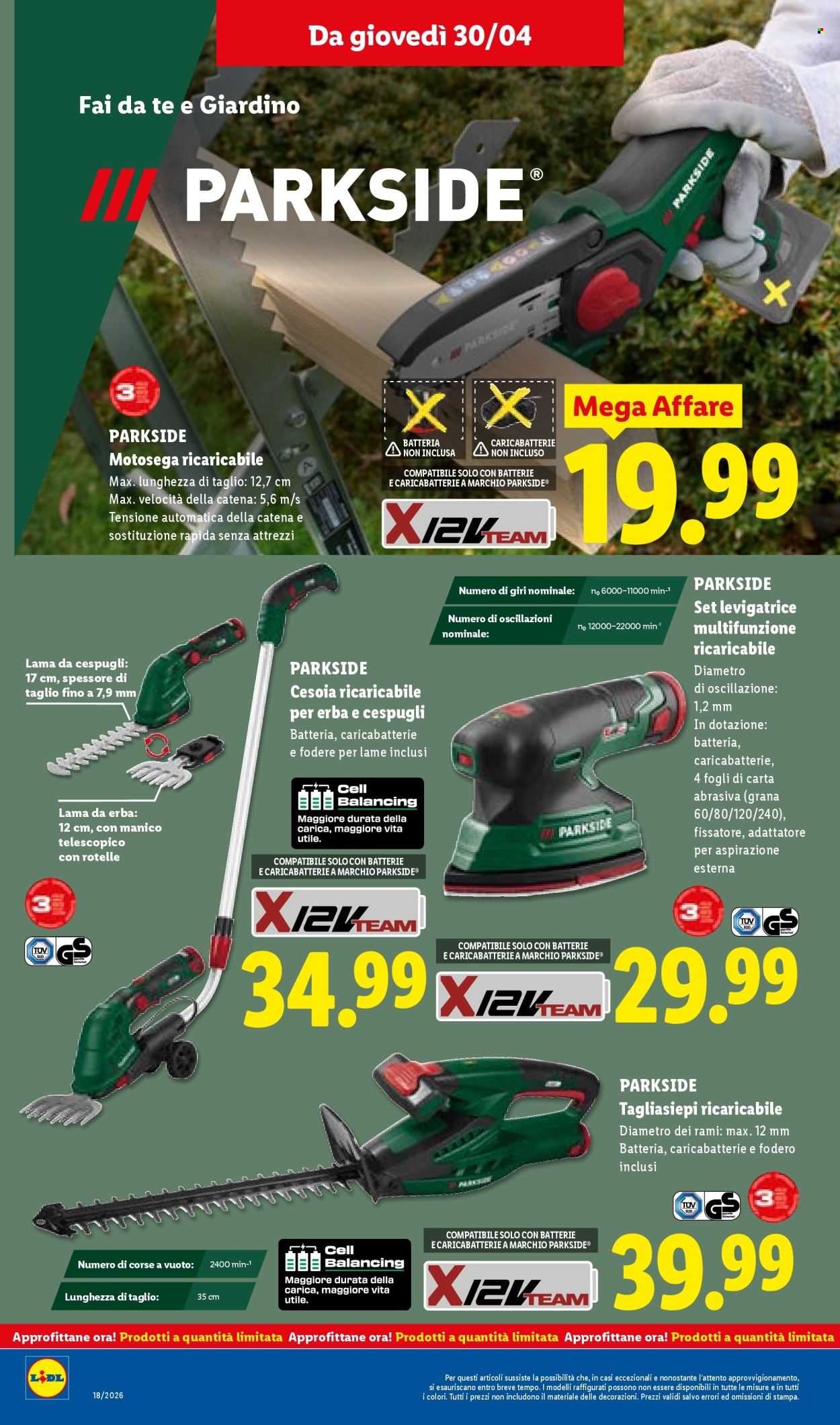 Volantino Lidl - 30/4/2026 - 6/5/2026. Pagina 22