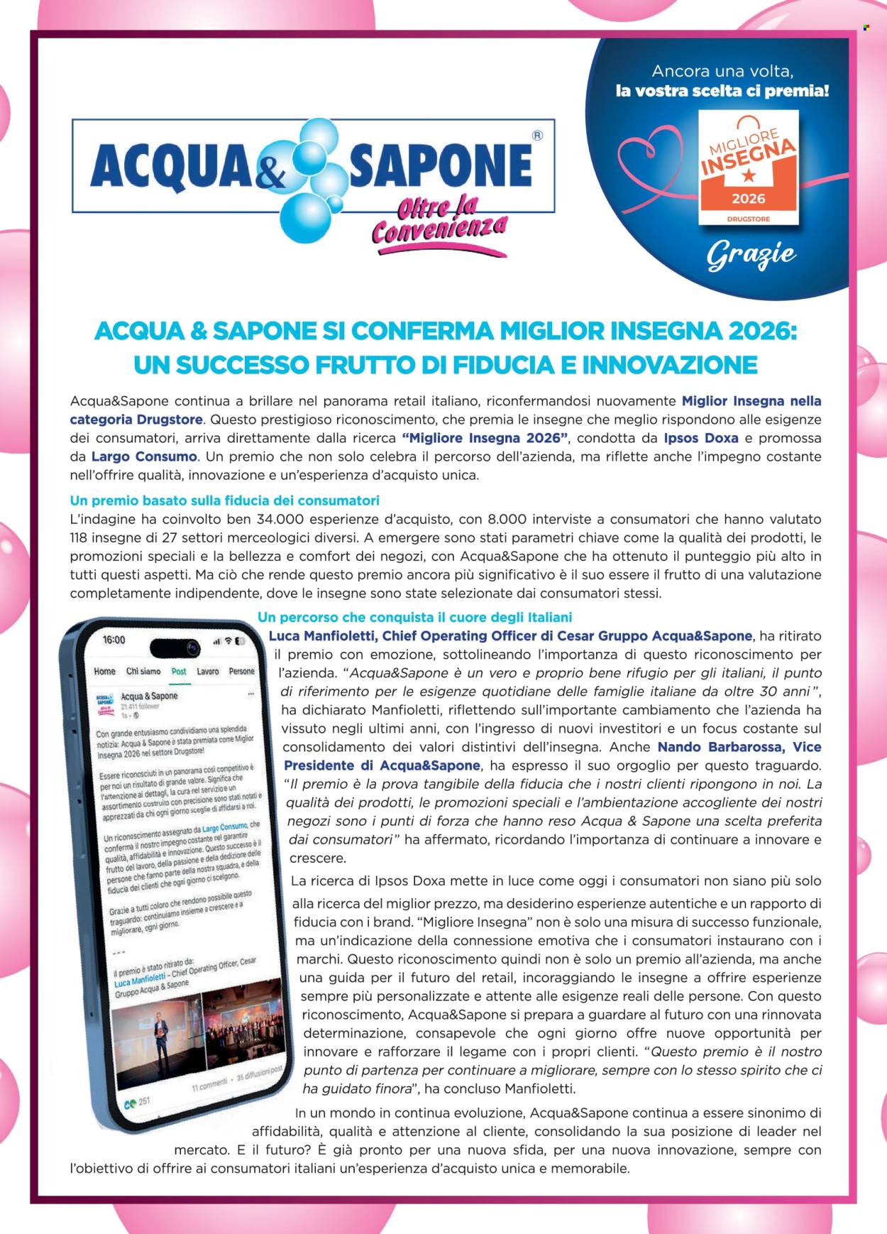 Volantino Acqua & Sapone - 26/4/2026 - 16/5/2026. Pagina 2