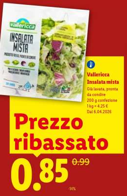 Vallericca Insalata mista