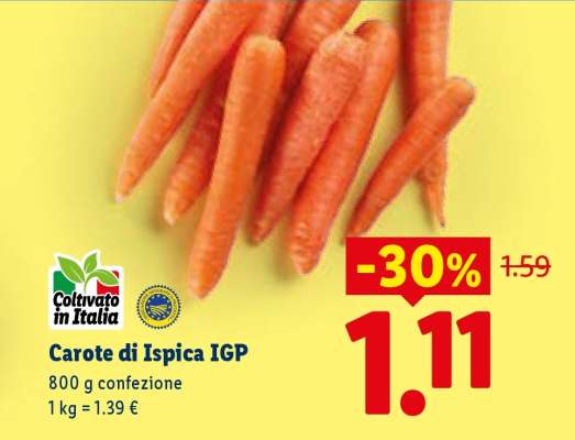Carote di Ispica IGP