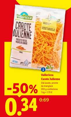Vallericca Carote Julienne