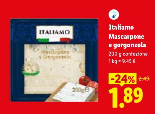 Italiamo Mascarpone e gorgonzola