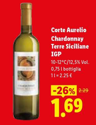 Corte Aurelio Chardonnay Terre Siciliane IGP