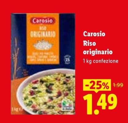 Carosio Riso originario