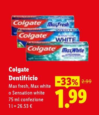 Colgate Dentifricio