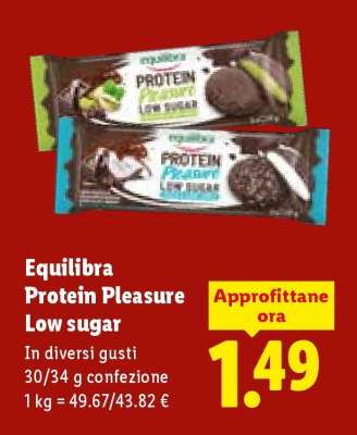 Equilibra Protein Pleasure Low sugar