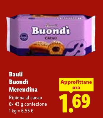 Bauli Buondì merendina