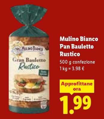 Mulino Bianco Pan Bauletto Rustico