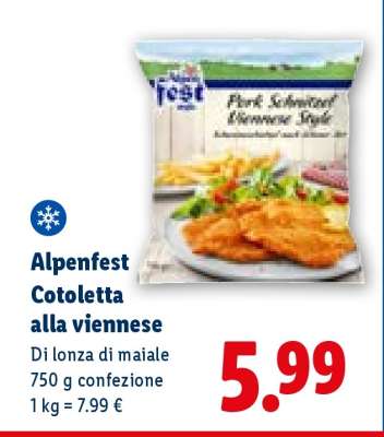 Alpenfest Cotoletta alla viennese