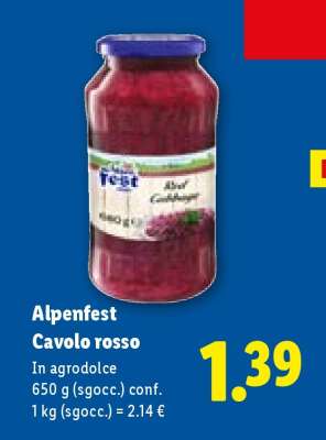 Alpenfest Cavolo rosso