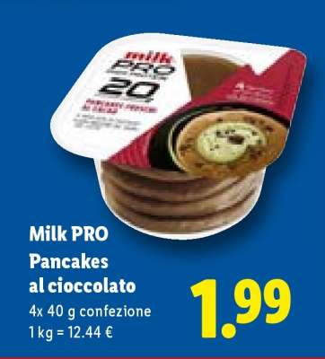 Milk PRO Pancakes al cioccolato