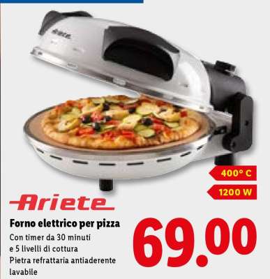 Ariete Forno elettrico per pizza