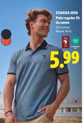 ESMARA MEN Polo regular fit da uomo
