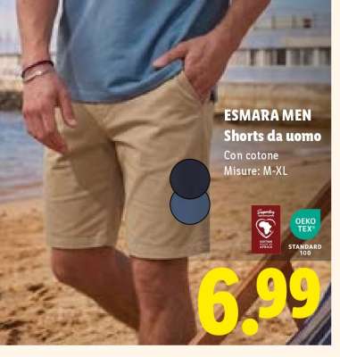 ESMARA MEN Shorts da uomo