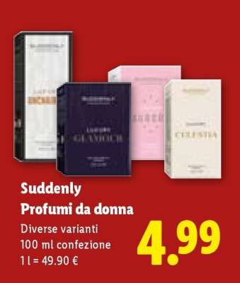 Suddenly Profumi da donna