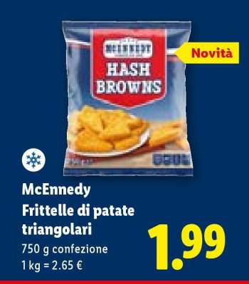 McEnnedy Frittelle di patate triangolari