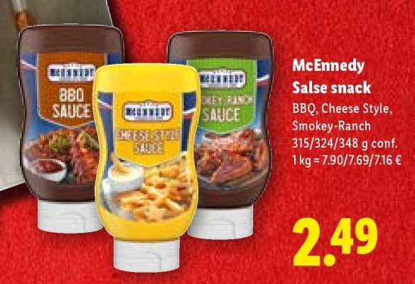 Mcennedy Salse snack