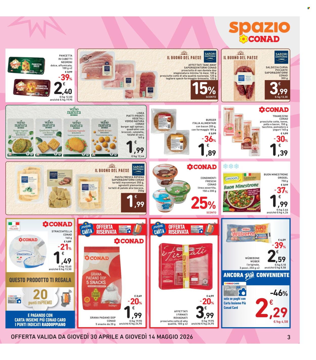 Volantino Spazio Conad - 30/4/2026 - 14/5/2026. Pagina 3