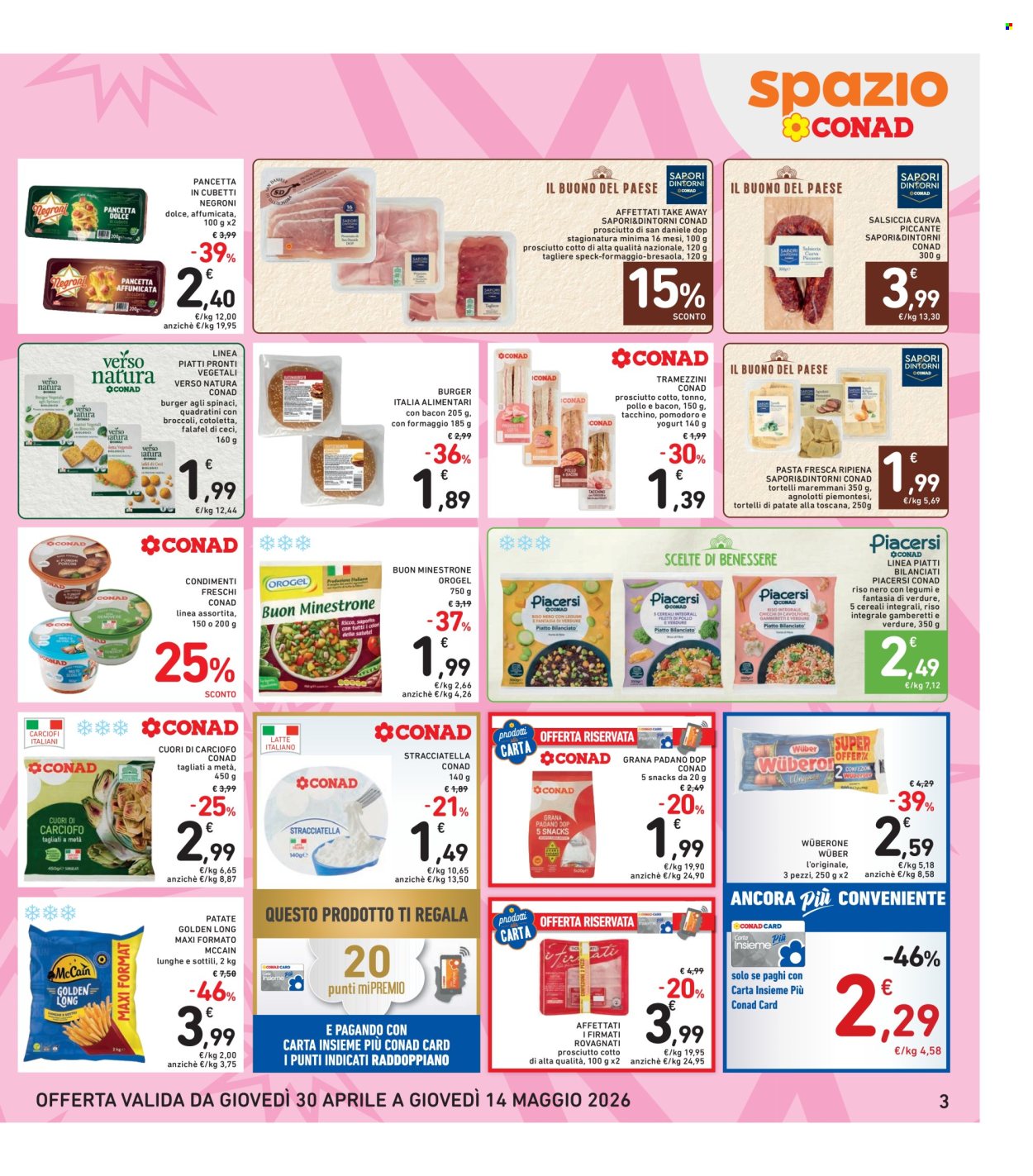 Volantino Spazio Conad - 30/4/2026 - 14/5/2026. Pagina 3