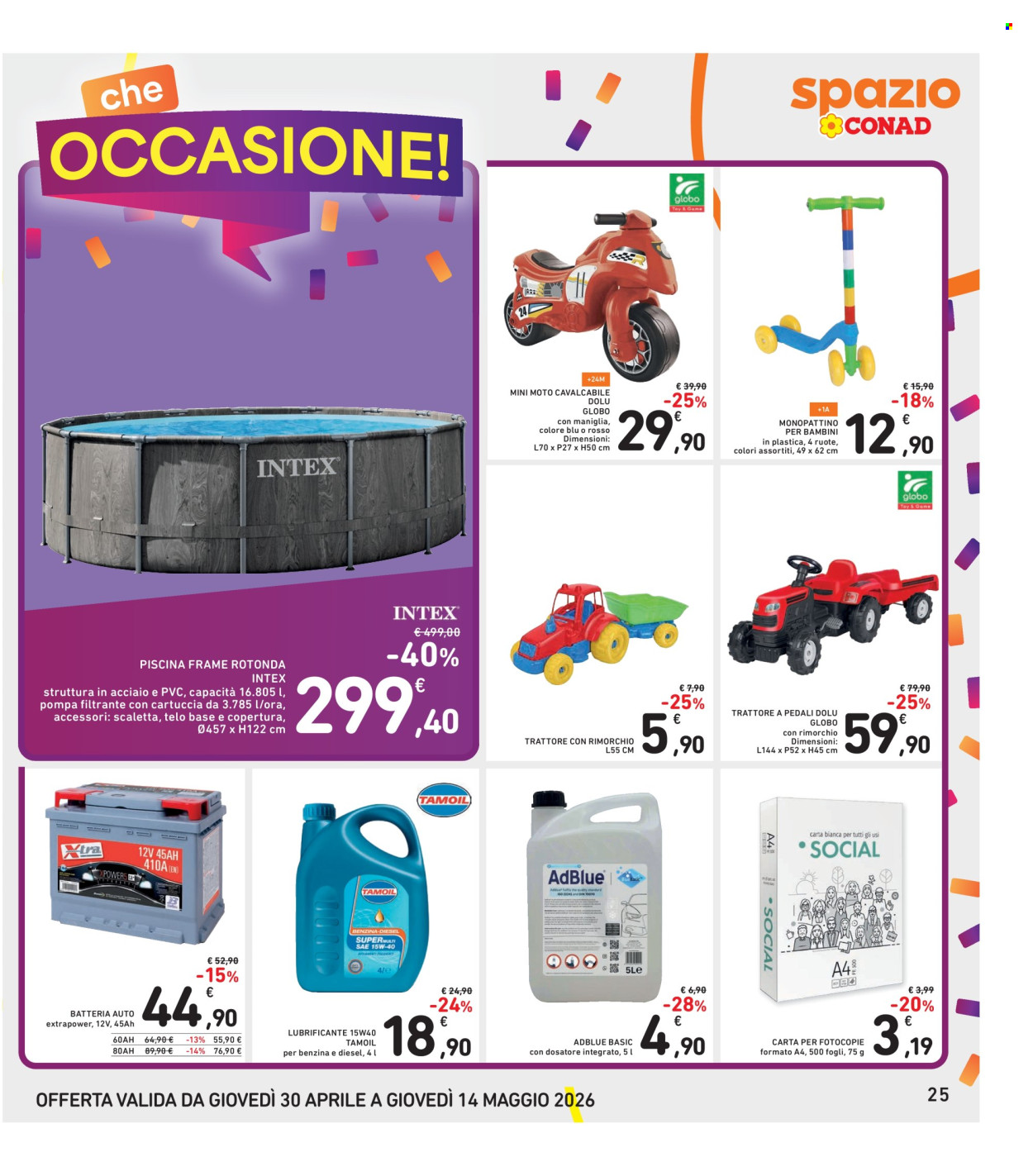 Volantino Spazio Conad - 30/4/2026 - 14/5/2026. Pagina 25