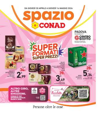 Volantino Spazio Conad - 30/4/2026 - 14/5/2026.