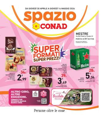Volantino Spazio Conad - 30/4/2026 - 14/5/2026.