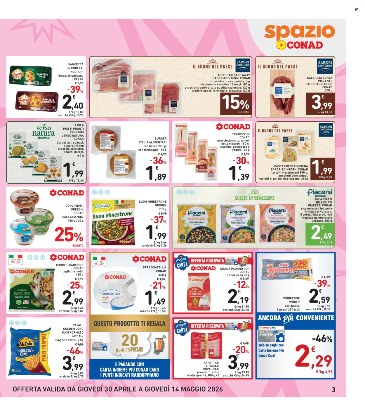 Volantino Spazio Conad - 30/4/2026 - 14/5/2026. Pagina 3