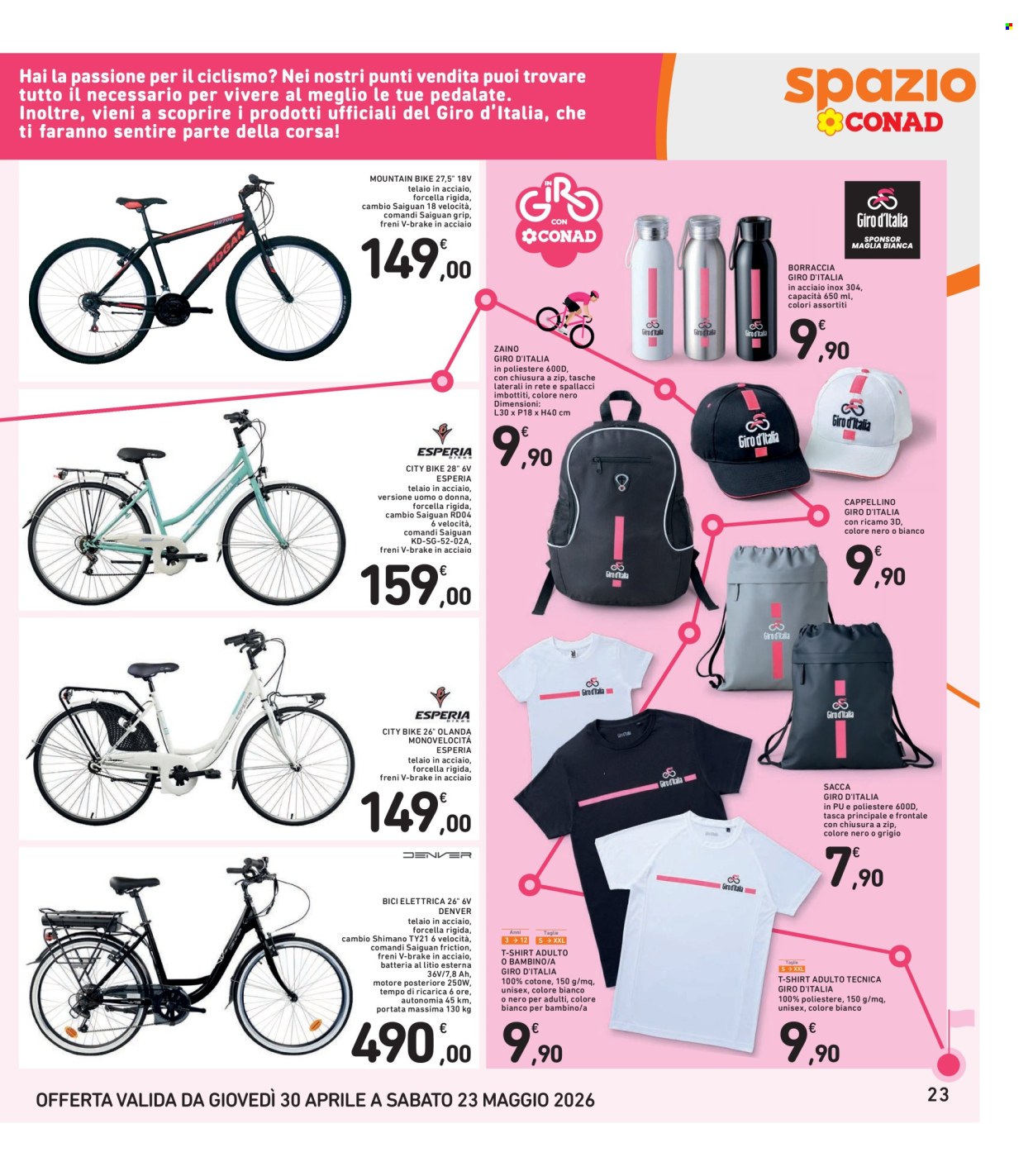 Volantino Spazio Conad - 30/4/2026 - 14/5/2026. Pagina 23