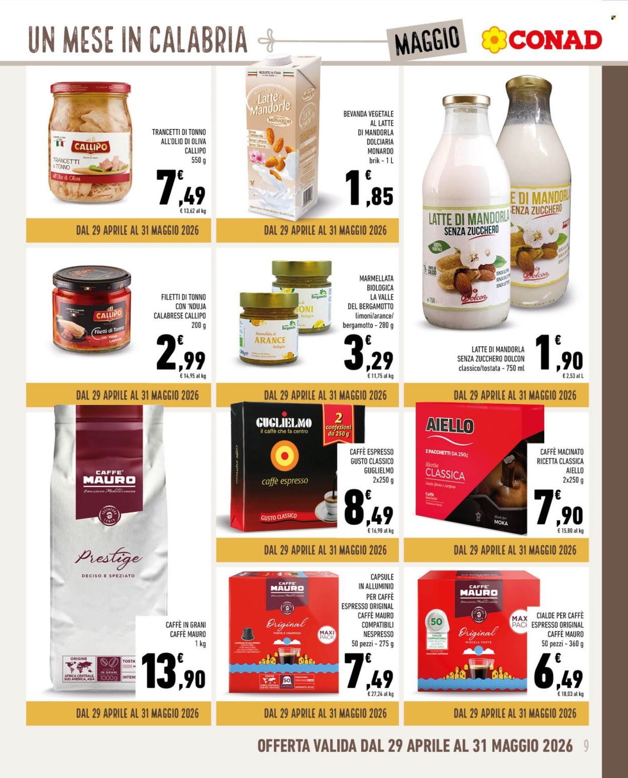 Volantino Conad - 29/4/2026 - 31/5/2026. Pagina 9