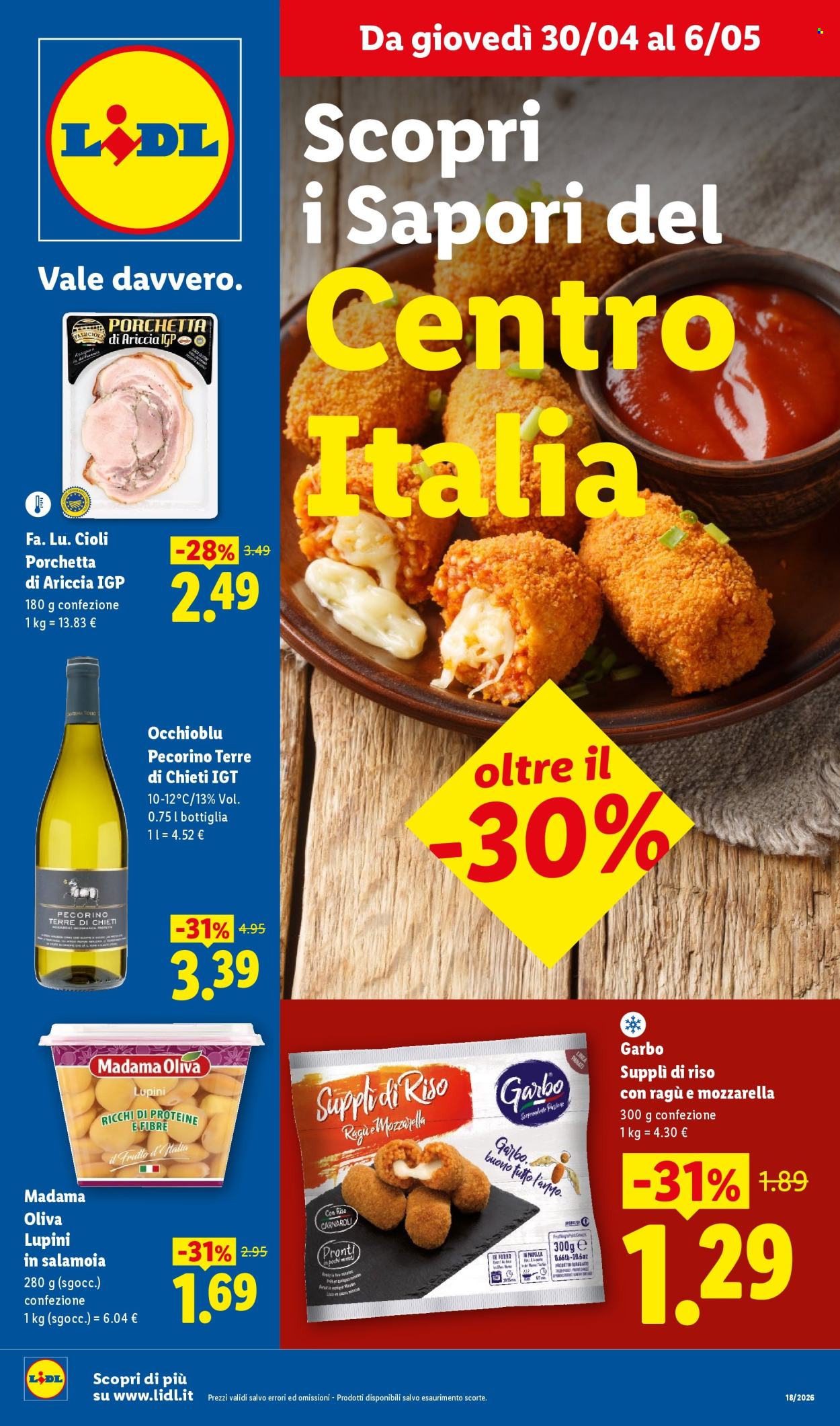 Volantino Lidl - 30/4/2026 - 6/5/2026. Pagina 1
