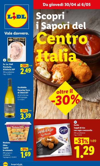 Volantino Lidl - 30/4/2026 - 6/5/2026.