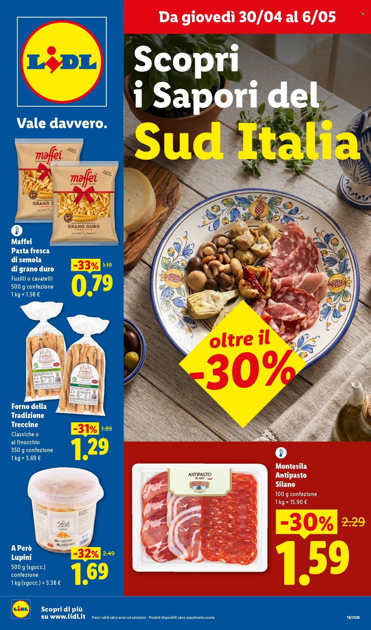 Volantino Lidl - 30/4/2026 - 6/5/2026. Pagina 1