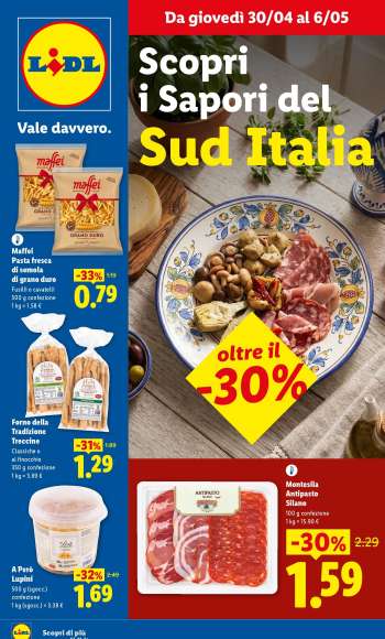 Volantino Lidl - 30/4/2026 - 6/5/2026.