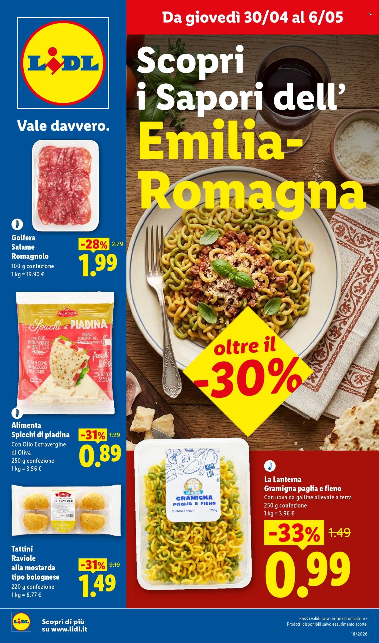 Volantino Lidl - 30/4/2026 - 6/5/2026. Pagina 1