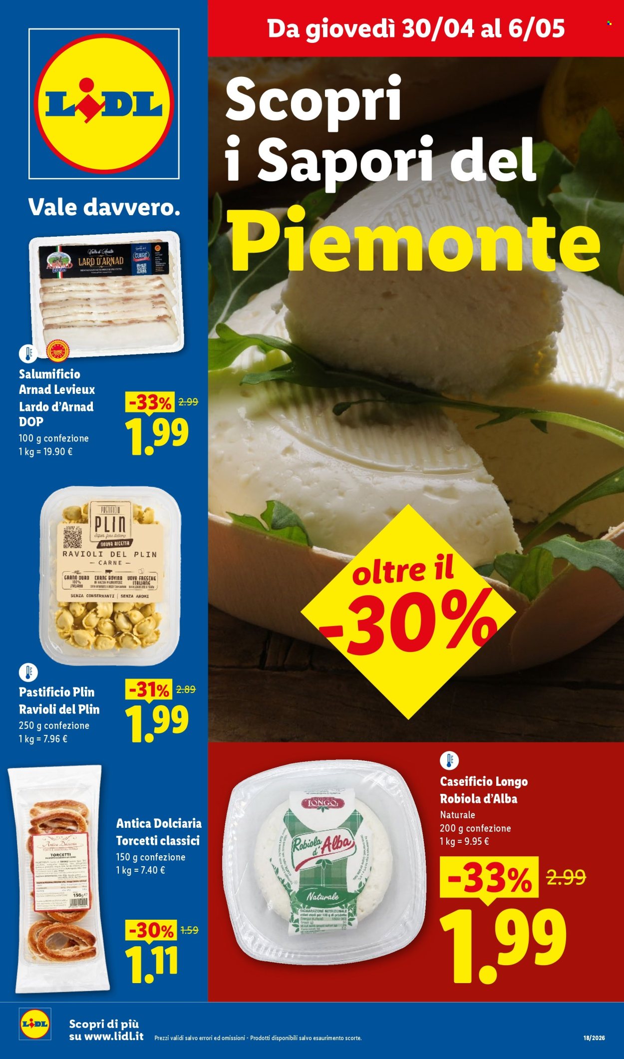Volantino Lidl - 30/4/2026 - 6/5/2026. Pagina 1