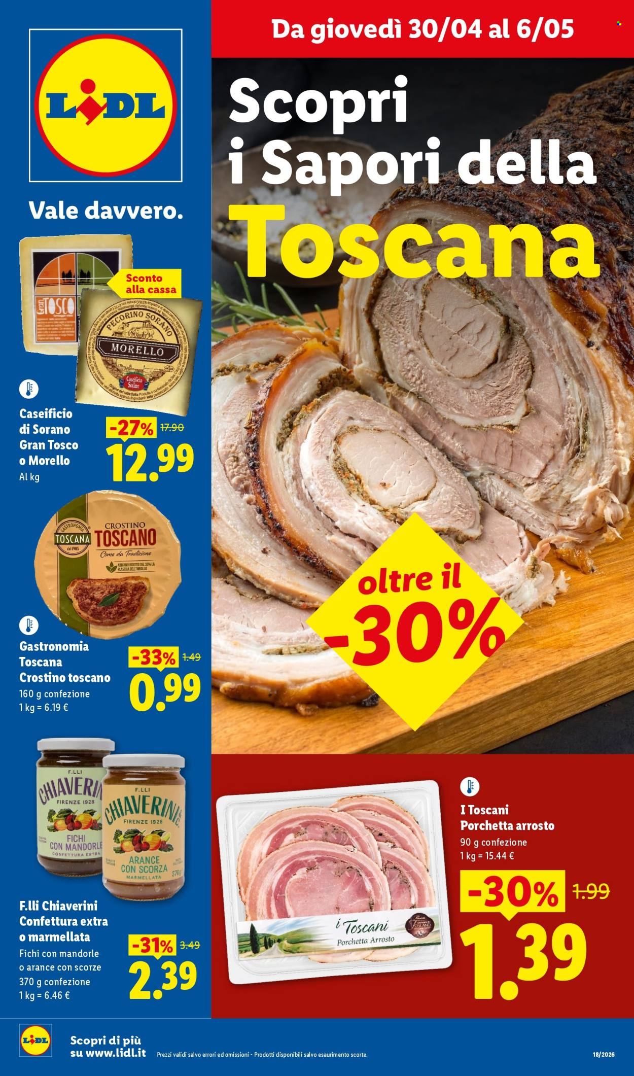 Volantino Lidl - 30/4/2026 - 6/5/2026. Pagina 1