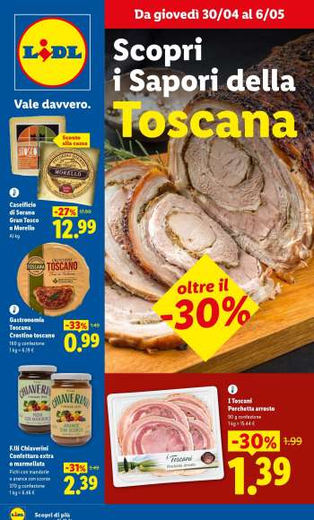 Volantino Lidl - 30/4/2026 - 6/5/2026.