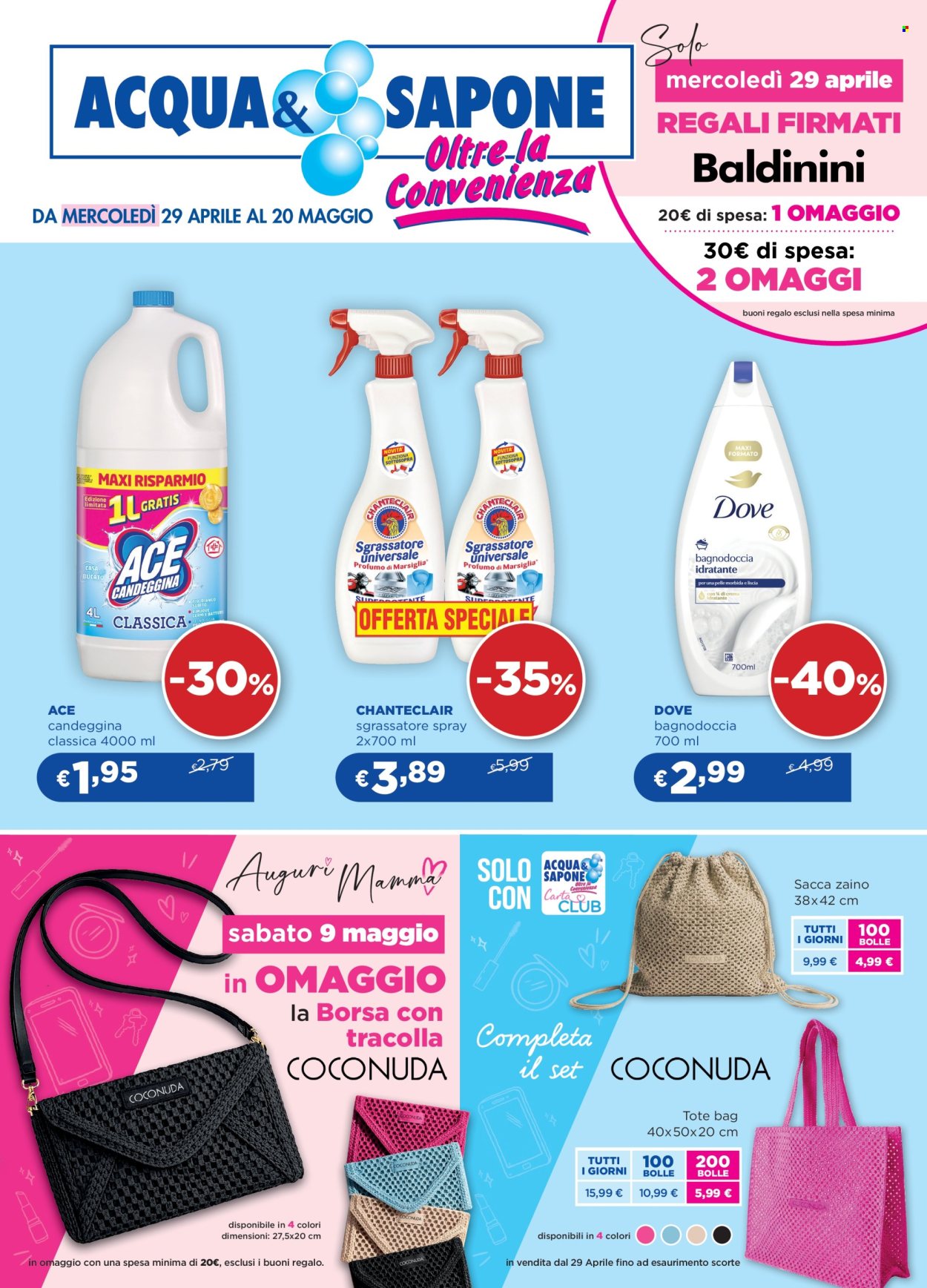 Volantino Acqua & Sapone - 29/4/2026 - 20/5/2026. Pagina 1