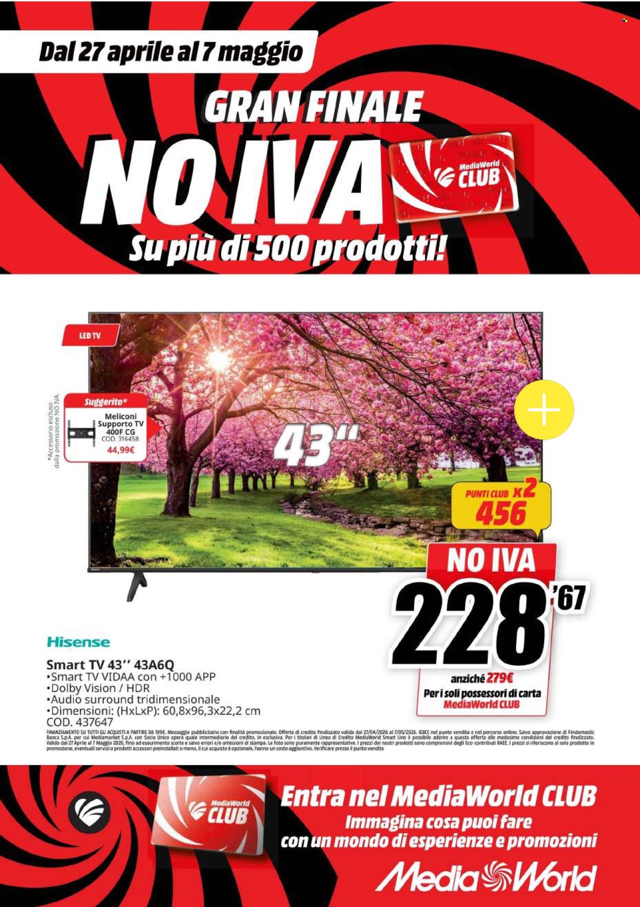 Volantino MediaWorld - 27/4/2026 - 7/5/2026. Pagina 4