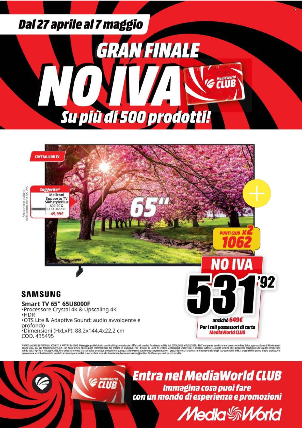 Volantino MediaWorld - 27/4/2026 - 7/5/2026. Pagina 6