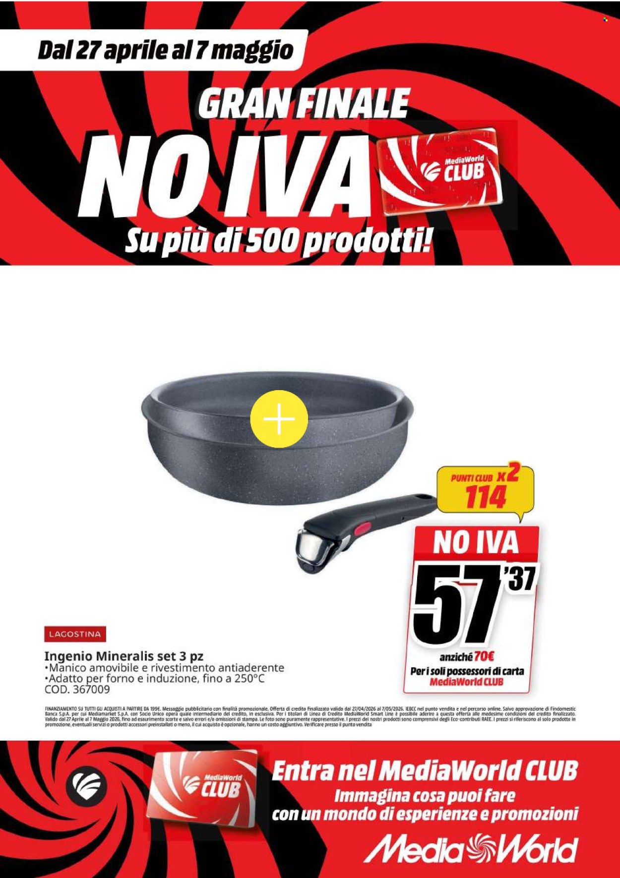 Volantino MediaWorld - 27/4/2026 - 7/5/2026. Pagina 9