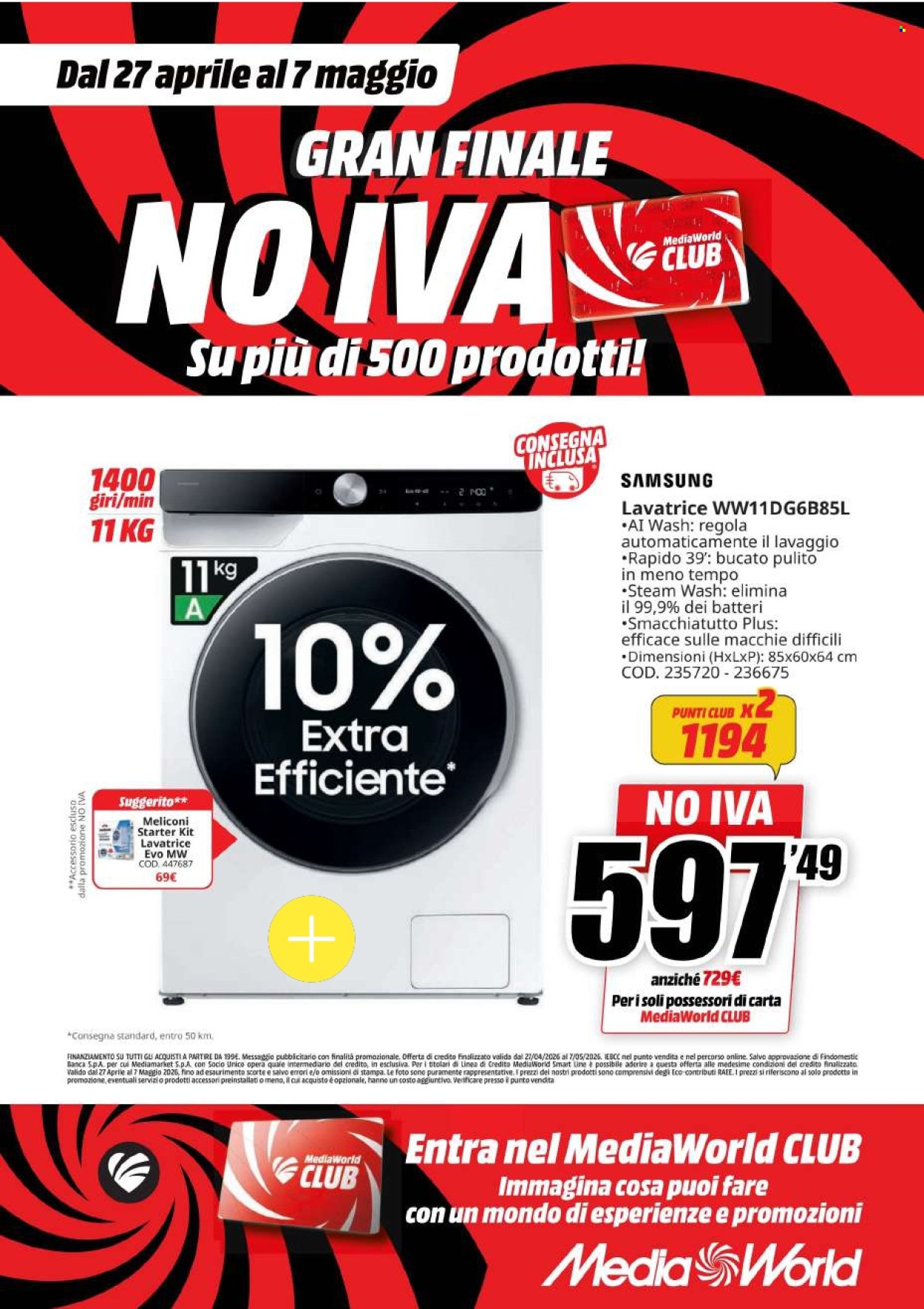 Volantino MediaWorld - 27/4/2026 - 7/5/2026. Pagina 19