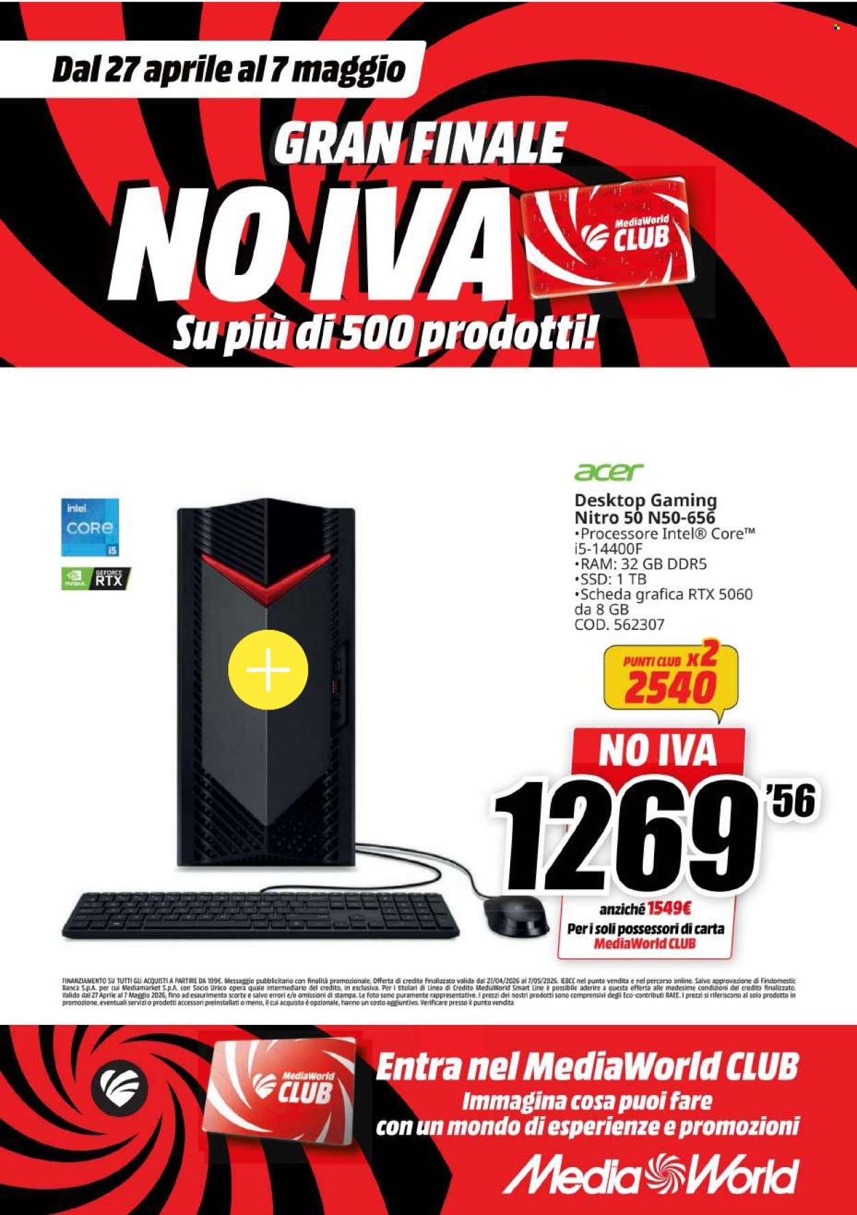 Volantino MediaWorld - 27/4/2026 - 7/5/2026. Pagina 24